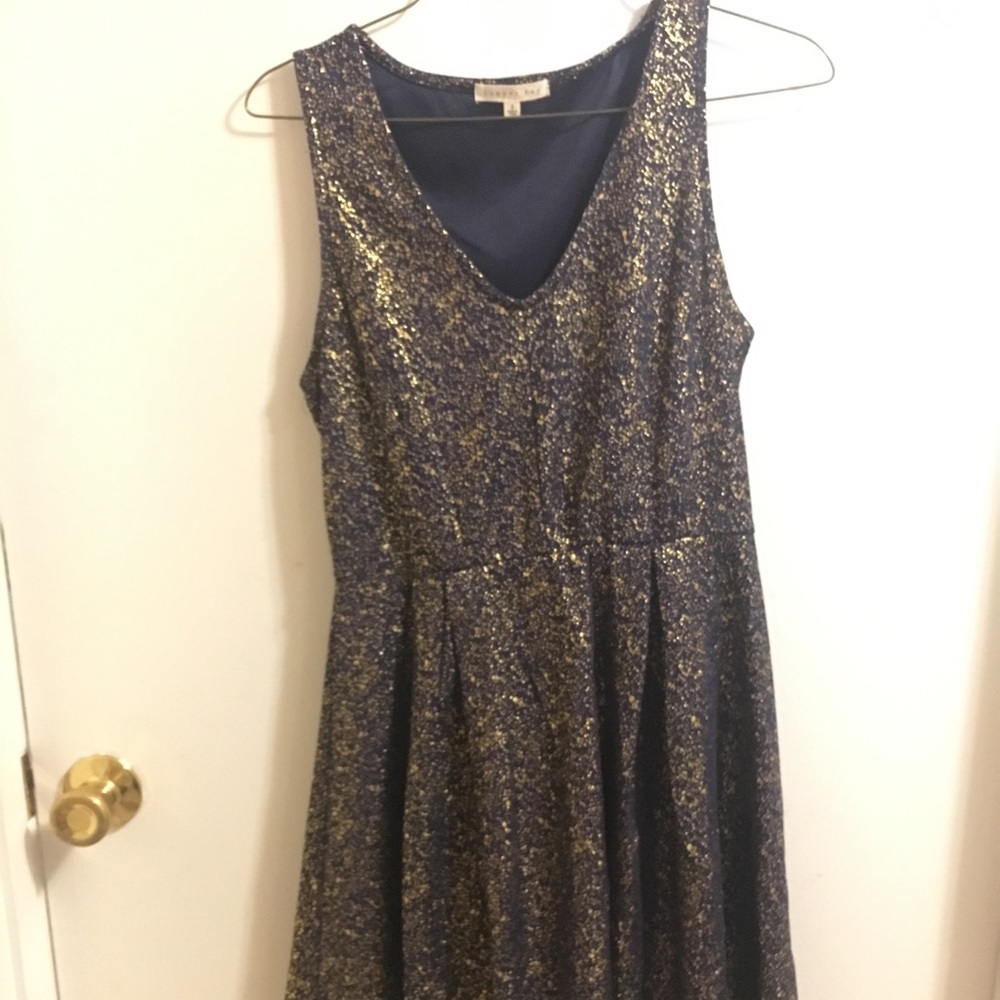 Gold dress